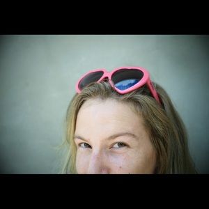 Vans Hot Pink Heart Shaped Sunglasses